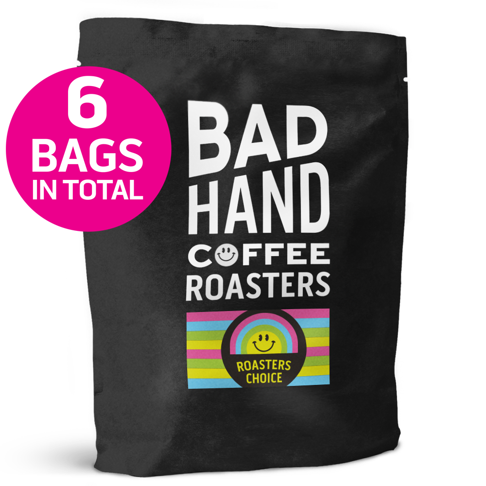 Roaster's Choice, 6 Bags PrePaid BadHandCoffee