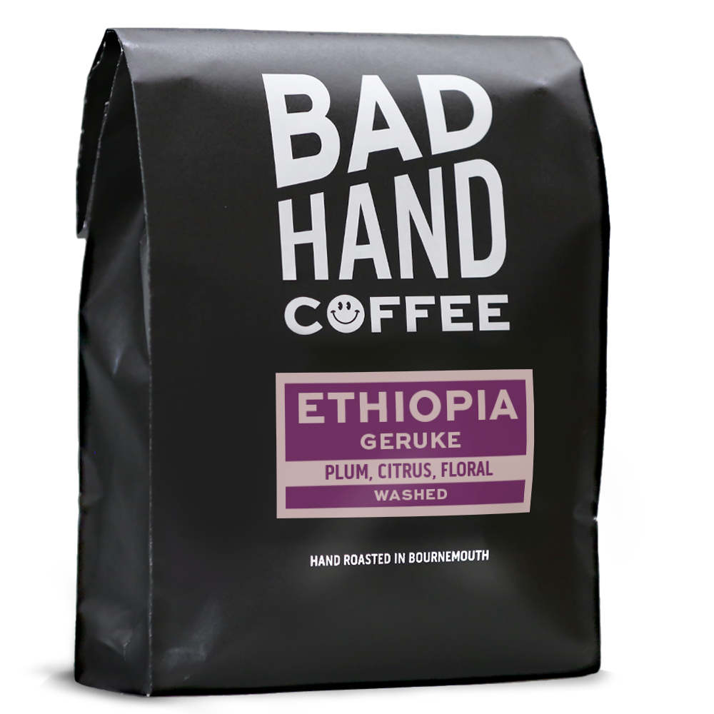 Ethiopia Geruke 1 kilogram bag , Bad Hand Coffee, Bournemouth