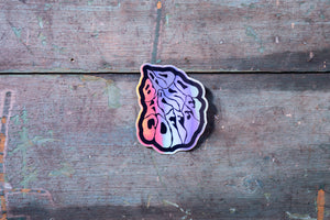 Holographic sticker - Trippy
