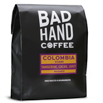 1 kilogram bag of Columbia Viani, single origin coffee, delivered whole bean or ground to your home brew method, from Bad Hand Coffee Roastery in Bournemouth.