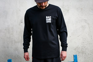 Organic Bad Hand Coffee Long Sleeve T-shirt
