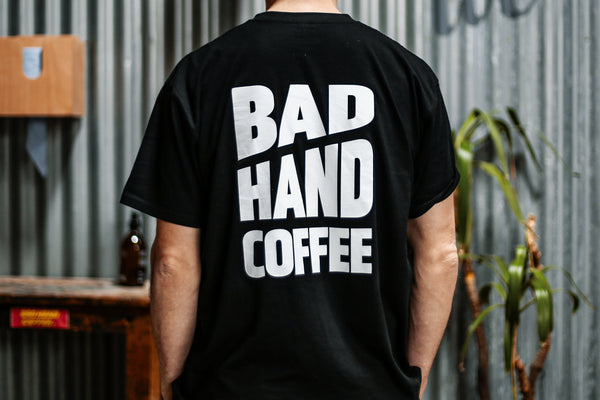 Organic Bad Hand Coffee T-shirt