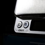 bad hand coffee digital scales. unbalance envy digital mini scales for weighing coffee. nv-300 in silver.