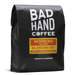 Bad Hand Coffee Morning Glory, speciality coffee, espresso/filter sold in 250g or 1kg as whole beans or ground to your brew method.